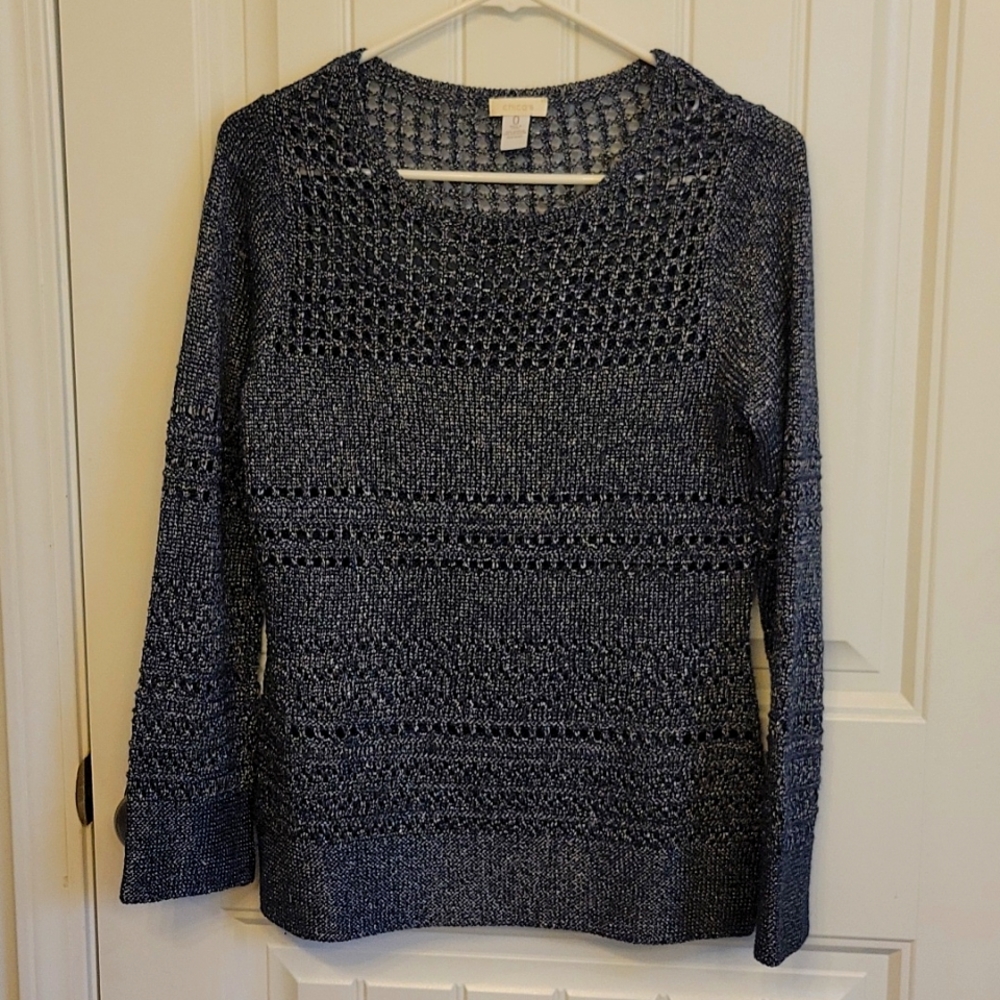 Chicos Loose Knit Sweater